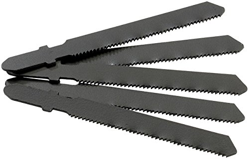 AGT Zubehör zu Stichsägeblatt Metall: Sägeblatt für Metall zur Stichsäge AW-10.st & AW-18.st, 5 Stück (Stichsäge Metallsägeblatt, Elektro, Stichsägeblätter) von AGT