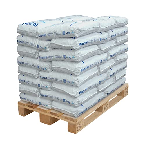 REGENIT® von AGUALEVE®: Salztabletten für Wasserenthärtungsanlagen 40x 25kg (ganze Palette) Regeneriersalz Siedesalztabletten | Wasserenthärtung Enthärtungsanlage von AGUALEVE