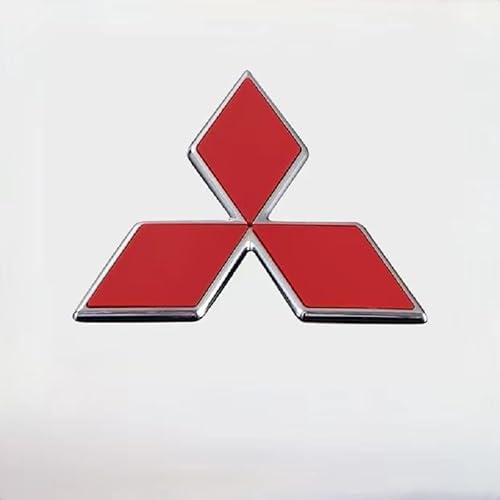 Auto Emblem Logo für Mitsubishi Colt Z30 2004-2012, Emblem Aufkleber -Auto Etikett Metallaufkleber Kühlerfigur,Auto Styling Dekoratives Ersatz Emblem-Einfach Zu Kleben,M von AGYF
