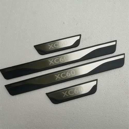 Edelstahl Türschwelle Scheuerschutz für Volvo XC60/XC40/XC90,Edelstahl Auto Schwelle Schutz Einstiegsleisten,Edelstahl TüRschweller Schutz Leisten,Auto Styling Zubehör,B-xc60 Edelstahl Türschwelle Scheuerschutz für Volvo XC60/XC40/XC90,Edelstahl Auto Schwelle Schutz Einstiegsleisten,Edelstahl TüRschweller Schutz Leisten,Auto Styling Zubehör,B-xc60 von AGYF