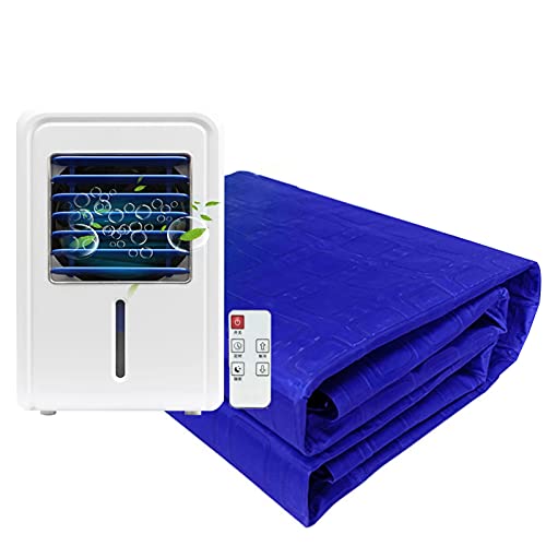 Klimaanlage Kühlung Matratze Klimatisierte Wassergekühlte Matratzen, Bettventilator Für Kühlen Schlaf Im Sommer, Verbessern Sie Die Schlafqualität Hot Sleepers Night Sweats (Size : 1.4X1.6M) von AGYH
