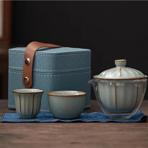 Teeservice Für Erwachsene Outdoor Reise Tee Set Keramik Ein Topf Zwei Tasse Schnelle Tasse Set Tragbare Chinesischen Tee Zeremonie Tie Guanyin Tee-Set Freund Geschenk Teekanne Teeservice Teekannen(C) Teeservice Für Erwachsene Outdoor Reise Tee Set Keramik Ein Topf Zwei Tasse Schnelle Tasse Set Tragbare Chinesischen Tee Zeremonie Tie Guanyin Tee-Set Freund Geschenk Teekanne Teeservice Teekannen(C) von AGYSVGZ