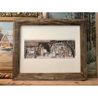 Krippe Gemälde, Heilige Familie Kunst, Vintage Druck, Szene Aquarell, Bibel Illustration Antik Krippe Gemälde, Heilige Familie Kunst, Vintage Druck, Szene Aquarell, Bibel Illustration Antik von AGentleLiturgy
