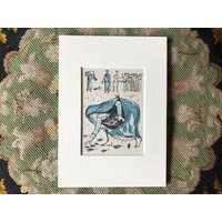 Ruth - Vintage Bibel Illustration Passepartout Auf 13x18 Frauen Der von AGentleLiturgy