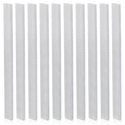 AHANDMAKER 10 Stück 1" (25mm) X 1/4" (6mm) Aluminium Flachstangen 12" Zoll Lang Solide Neue Walzware Allzweckplatte Walzware Plattenstangenblock Für Industrielle Bauprojekte von AHANDMAKER