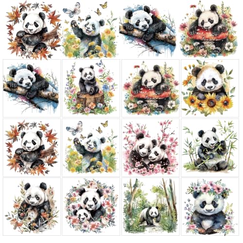 AHANDMAKER 12 Blatt Panda Abziehbilder Zum Aufreiben Zum Basteln Panda Und Blumen Rubbel Transferaufkleber Panda Transfers Tier Rubbelaufkleber Aufkleber Für Glas Holz Papier Möbel Home Decor 5.5x5.5" AHANDMAKER 12 Blatt Panda Abziehbilder Zum Aufreiben Zum Basteln Panda Und Blumen Rubbel Transferaufkleber Panda Transfers Tier Rubbelaufkleber Aufkleber Für Glas Holz Papier Möbel Home Decor 5.5x5.5" von AHANDMAKER