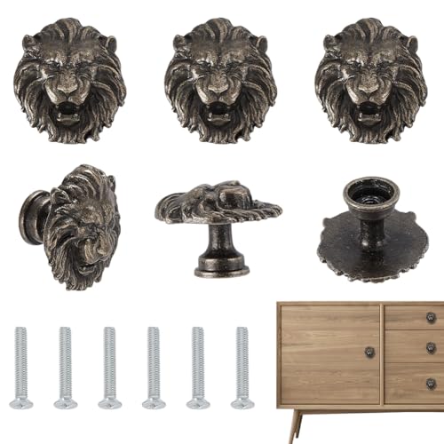 AHANDMAKER 12 Stück Vintage Schmetterlings Schrankknöpfe Antik Bronze Dekorative Schubladengriffe Für Kommoden Kleiderschrank Retro Tier Design Möbelbeschläge Mit Schrauben von AHANDMAKER