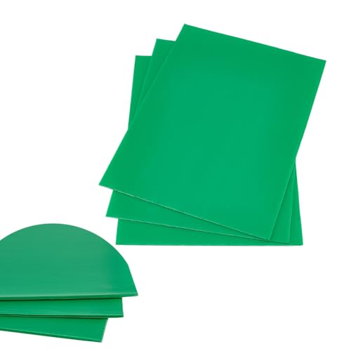 AHANDMAKER 3 Stück Grüne Kunststoff-Wellpappe 12x15.7 Zoll Wellpappe Leere Beschilderung auf dem Hof 3mm Dicke Wellpappe Wellpappe Aus Kunststoff Für Heimwerkerarbeiten von AHANDMAKER