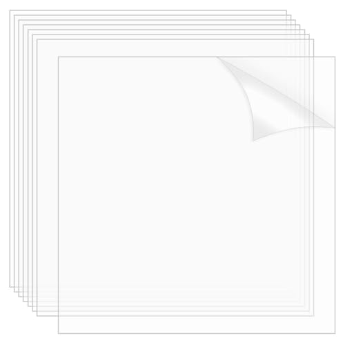 AHANDMAKER 8 Blatt Klares PET Blatt 9.84 x 9.84 Zoll Transparent 0.5mm Dünne Kunststoffplatten Dünne Acrylplatte Zum Basteln Bilderrahmen Malerei DIY Display AHANDMAKER 8 Blatt Klares PET Blatt 9.84 x 9.84 Zoll Transparent 0.5mm Dünne Kunststoffplatten Dünne Acrylplatte Zum Basteln Bilderrahmen Malerei DIY Display von AHANDMAKER