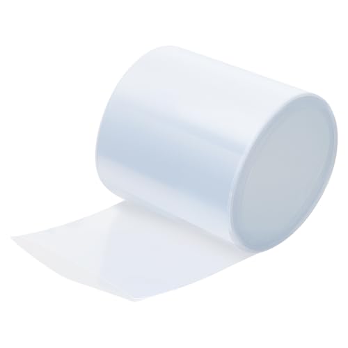 AHANDMAKER Batteriewickel PVC Schrumpfschlauch 100mm Flache Breite PVC Kabelschlauchhülsen Gute Isolierung Für DIY Batteriepack Länge 16 Fuß (5 m) Klare Farbe von AHANDMAKER