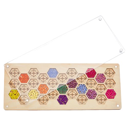 AHANDMAKER Holzperlenbretter Perlentabletts Schmuckdesignmatten Mit Acryldeckel Perlenaufbewahrung Organisieren Mit Muster Schmuckvitrinen Für Die Schmuckherstellung AHANDMAKER Holzperlenbretter Perlentabletts Schmuckdesignmatten Mit Acryldeckel Perlenaufbewahrung Organisieren Mit Muster Schmuckvitrinen Für Die Schmuckherstellung von AHANDMAKER