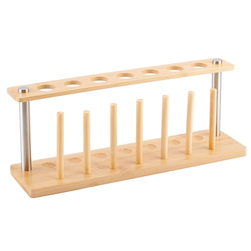 AHANDMAKER Reagenzglasgestell Aus Holz Labor Reagenzglashalter Mit 7 Loch Für Reagenzgläser Mit 22mm Durchmesser 7 Stehende Holz sstäbe Zum Einfachen Trocknen Labor Reagenzglasgestell AHANDMAKER Reagenzglasgestell Aus Holz Labor Reagenzglashalter Mit 7 Loch Für Reagenzgläser Mit 22mm Durchmesser 7 Stehende Holz sstäbe Zum Einfachen Trocknen Labor Reagenzglasgestell von AHANDMAKER