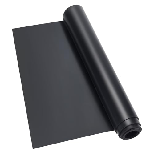 AHANDMAKER Vollgummiplatten Mit Selbstklebender Rückseite Silikonkautschukplatte Für Selbstgemachte Dichtungen Kunsthandwerk Pads Schutz Abschirmen Matte (1/16" Dicke X 12" Breite X 24" Länge) von AHANDMAKER