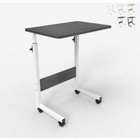 60x40cm Schlafsofa-Beistelltisch mit Rollen Cozee - Schwarz - Weiß 60x40cm Schlafsofa-Beistelltisch mit Rollen Cozee - Schwarz - Weiß von AHD AMAZING HOME DESIGN