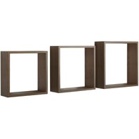 Ahd Amazing Home Design - Kubischer 3er set wandregal mod. InCubo Slim farbe eiche tabak Ahd Amazing Home Design - Kubischer 3er set wandregal mod. InCubo Slim farbe eiche tabak von AHD AMAZING HOME DESIGN