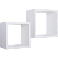 Ahd Amazing Home Design - Rechteckiger 2er set wandregal mod. Q-bis Maxi farbe weiss Ahd Amazing Home Design - Rechteckiger 2er set wandregal mod. Q-bis Maxi farbe weiss von AHD AMAZING HOME DESIGN
