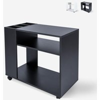 Büroschrank auf Rädern mit 2 Einlegeböden Wick - Schwarz von AHD AMAZING HOME DESIGN