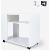 Büroschrank auf Rädern mit 2 Einlegeböden Wick - Weiß von AHD AMAZING HOME DESIGN