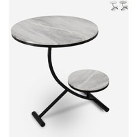 Couchtisch Metall und Marmor Design mit 2 Ablagen 50x50cm Marpes XL - Grau Couchtisch Metall und Marmor Design mit 2 Ablagen 50x50cm Marpes XL - Grau von AHD AMAZING HOME DESIGN