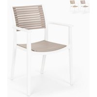 Design Stuhl aus Polypropylen für Outdoor-Küche Bar Restaurant Orion - Grau von AHD AMAZING HOME DESIGN