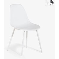 Eleganter Stuhl für Küche und Esszimmer aus Polypropylen Lusar - Weiß von AHD AMAZING HOME DESIGN