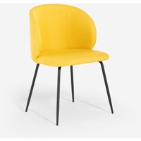 Eleganter gepolsterter Stuhl aus Stoff für Küche und Esszimmer Kasva - Gelb Eleganter gepolsterter Stuhl aus Stoff für Küche und Esszimmer Kasva - Gelb von AHD AMAZING HOME DESIGN