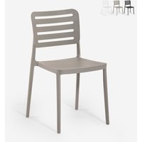 Gartenstühle aus Polypropylen für Bar/Restaurant Billow - Grau von AHD AMAZING HOME DESIGN