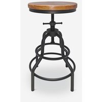 Hocker schraubverstellbar Industriestil aus Holz und Metall Vont Hocker schraubverstellbar Industriestil aus Holz und Metall Vont von AHD AMAZING HOME DESIGN