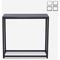 Konsolentisch modern Eingang aus Metall 80x30x75cm Nigel - Schwarz von AHD AMAZING HOME DESIGN