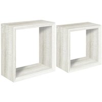Kubischer 2er set wandregal mod. Ginevra farbe eiche gebleicht Kubischer 2er set wandregal mod. Ginevra farbe eiche gebleicht von AHD AMAZING HOME DESIGN