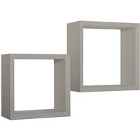 Kubischer 2er set wandregal mod. Ginevra farbe taupe Kubischer 2er set wandregal mod. Ginevra farbe taupe von AHD AMAZING HOME DESIGN