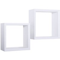 Kubischer 2er set wandregal mod. Ginevra farbe weiss Kubischer 2er set wandregal mod. Ginevra farbe weiss von AHD AMAZING HOME DESIGN