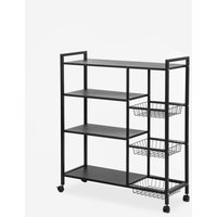 Küchenobstwagen mit Rädern 4 Ablagen 90x32x108cm Faris Plus Küchenobstwagen mit Rädern 4 Ablagen 90x32x108cm Faris Plus von AHD AMAZING HOME DESIGN