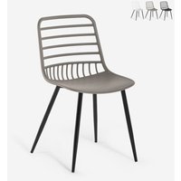 Moderne Stühle aus Polypropylen für Küche, Esszimmer, Bar Lenny - Grau von AHD AMAZING HOME DESIGN