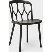 Modernes Design Stühle für Küchenbar und Garten In Alchemie Polypropylen Flow - Schwarz von AHD AMAZING HOME DESIGN