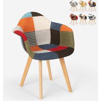 Patchwork Sessel Stuhl Nordisches Design Wohnzimmer Küche Studio Herion - Patchwork 2 von AHD AMAZING HOME DESIGN
