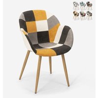 Patchwork Stuhl Sessel Wohnzimmer Küche Studio Finch - Patchwork 2 von AHD AMAZING HOME DESIGN