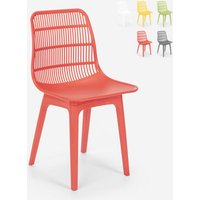 Polypropylen Stuhl für Küche, Bar, Restaurant, moderner Garten Bluetit - Rot von AHD AMAZING HOME DESIGN