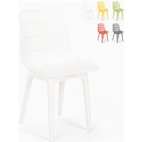 Polypropylen Stuhl für Küche, Bar, Restaurant, moderner Garten Bluetit - Weiß von AHD AMAZING HOME DESIGN