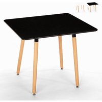 Quadratischer Tisch 80x80 in nordischem Design Holz für Küche Bar Restaurant Fern - Schwarz Quadratischer Tisch 80x80 in nordischem Design Holz für Küche Bar Restaurant Fern - Schwarz von AHD AMAZING HOME DESIGN