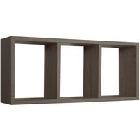 Rechteckiger wandregal mit 3 fächern mod. Tristano farbe nussbaum gesägt von AHD AMAZING HOME DESIGN