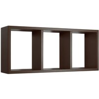 Rechteckiger wandregal mit 3 fächern mod. Tristano farbe wenge Rechteckiger wandregal mit 3 fächern mod. Tristano farbe wenge von AHD AMAZING HOME DESIGN