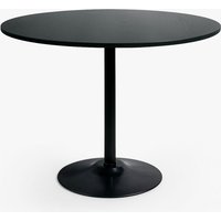 Runder Esszimmertisch 120cm schwarz Holz modern Blackwood+ von AHD AMAZING HOME DESIGN