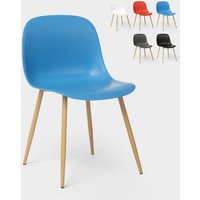 Stühle im skandinavischen Design für Küche Esszimmer Restaurant Sleek - Blau von AHD AMAZING HOME DESIGN