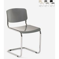 Stuhl Esszimmer Büro Design modern Freischwinger Erys Light - Grau von AHD AMAZING HOME DESIGN