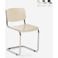 Stuhl Esszimmer Büro Design modern Freischwinger Erys Light - Weiß von AHD AMAZING HOME DESIGN