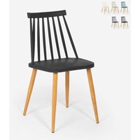 Stuhl für Küche Esszimmer aus Polypropylen im klassischen Stil Toutou - Schwarz Stuhl für Küche Esszimmer aus Polypropylen im klassischen Stil Toutou - Schwarz von AHD AMAZING HOME DESIGN