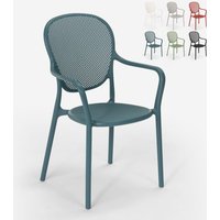 Stuhl in modernem Design aus Polypropylen für Küche Bar Restaurant und Außen Clara - Blau Stuhl in modernem Design aus Polypropylen für Küche Bar Restaurant und Außen Clara - Blau von AHD AMAZING HOME DESIGN