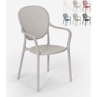 Stuhl in modernem Design aus Polypropylen für Küche Bar Restaurant und Außen Clara - Grau Stuhl in modernem Design aus Polypropylen für Küche Bar Restaurant und Außen Clara - Grau von AHD AMAZING HOME DESIGN