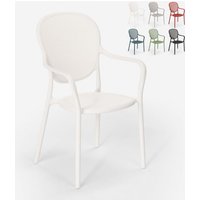 Stuhl in modernem Design aus Polypropylen für Küche Bar Restaurant und Außen Clara - Weiß Stuhl in modernem Design aus Polypropylen für Küche Bar Restaurant und Außen Clara - Weiß von AHD AMAZING HOME DESIGN